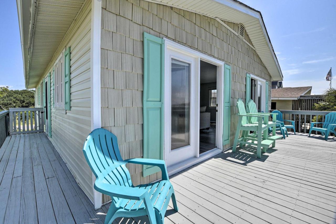 Oak Island Beach Abode With Deck Walk To Shore! 外观 照片