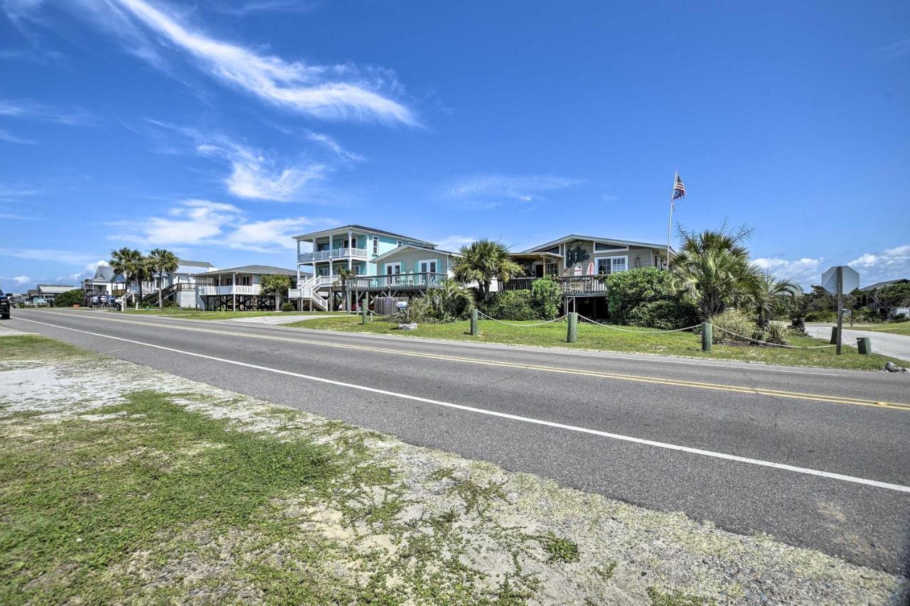 Oak Island Beach Abode With Deck Walk To Shore! 外观 照片