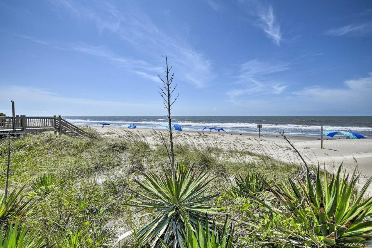 Oak Island Beach Abode With Deck Walk To Shore! 外观 照片
